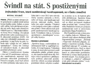 Lidové noviny - pátek 09.05.2014